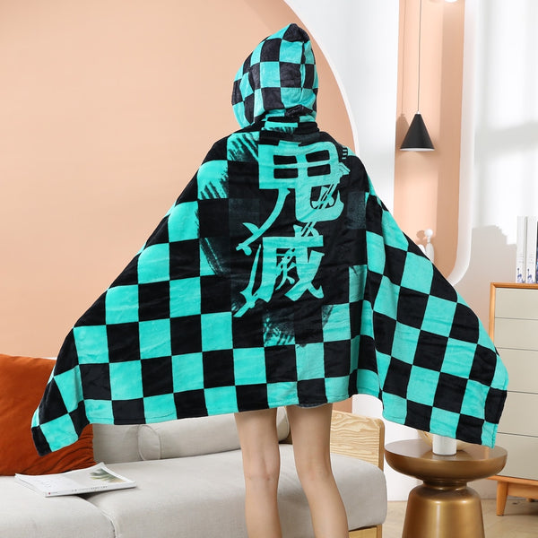 Anime Manga Demon Hoodie Blankets
