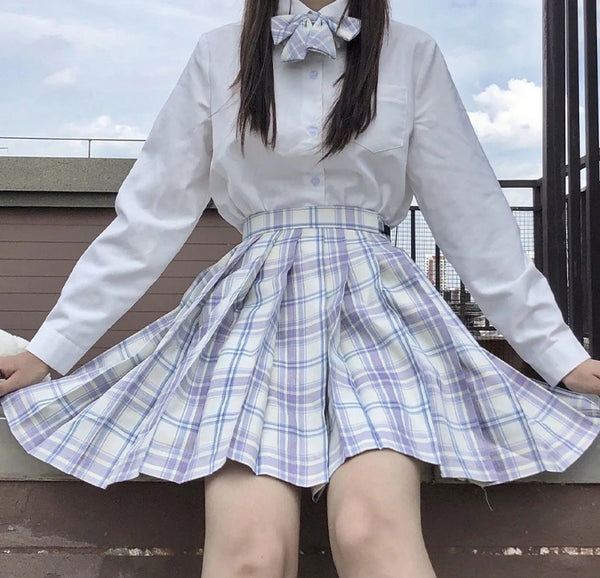 JK  Harajuku Highschool Girl Uniform Skirts Anime Japan Korea Idol Bow tie Necktie Cute Kawaii